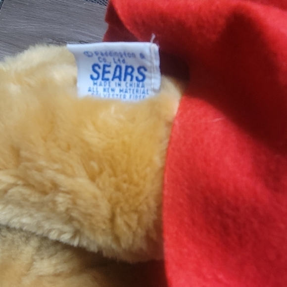 Vintage Sears Craftsman Paddington Bear Plush - Picture 9 of 9